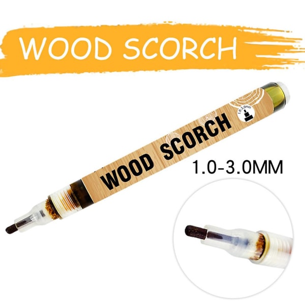Wood Burning Marker för DIY Scorch Marker Målning Scorch Pen Medium Tip  56eb