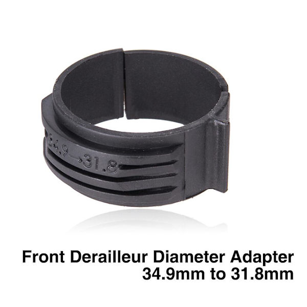 Cykelfram Adapterring för främre växel 34,9 mm till 31,8 mm klämma för krom