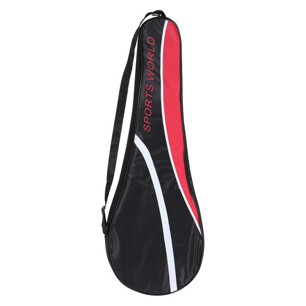 Badmintonketchertaske, badmintonopbevaringstaske, ketchertaske, badmintonsportsartikler (70X24 cm, sort)