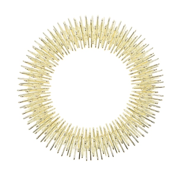 Handledsmassage Ring Metall Hälsovård Tillbehör Armband Armband för Kvinnor Flickor (Guld) Guld)
