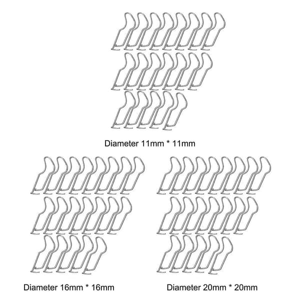 20X Planteforbindelses spenner Planteburforbindelse Grønnsaksspalier Trådklips（Diameter 11mm * 11mm）