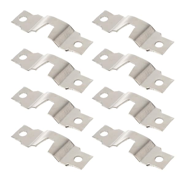 50-pack krokar för tavlor med dubbla hål (silver)