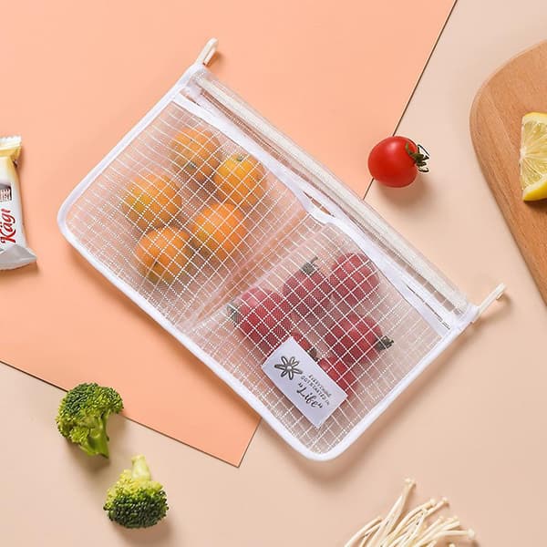 Kylförvaring Mesh Bag Multifunktionell Köksförvaringspåse
