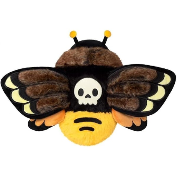 Squishable / Mini Death's Head Hawkmoth Plysj Skrekk Death's Head Hawkmoth Plysj Dukke Utstoppede Dyr Moth Doll Toys Collection
