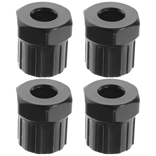 4-pack vauhtipyörän lukitusrenkaan työkalu polkupyörän vauhtipyörän poistotyökalu vauhtipyörän poistotyökalu (2.60X2.60X2.40CM, musta)