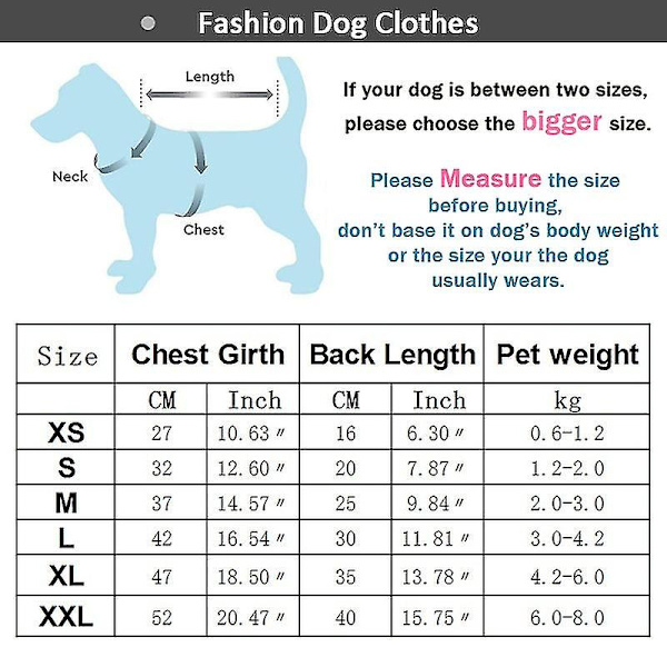 Koiravaatteet Talvi Lemmikki Huppari Bulldog Chihuahua Vaatteet Lemmikkitarvikkeet（l，pink）