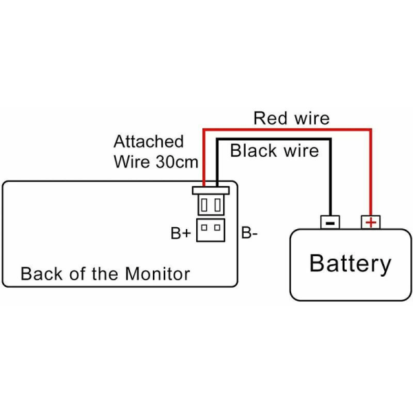 Multifunktions 10-100V LCD Batterikapacitet Voltmeter Med Temperaturvisning