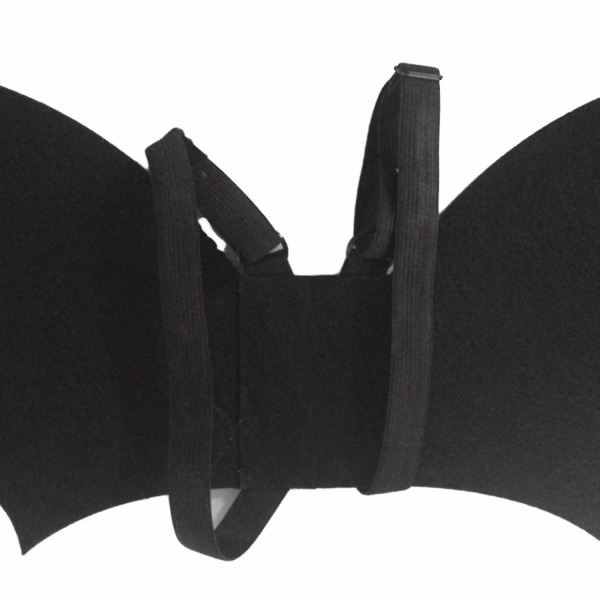 Musta Bat Wings Halloween Enkeli Fancy Mekko Koristetarvikkeet Asusteet