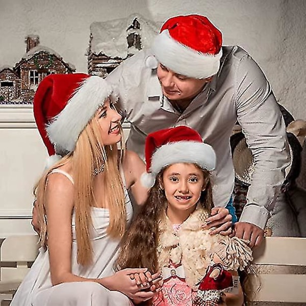 Jultomteluva, Jultomteluva Semester För Vuxna Unisex, Sammet Komfort Extra Tjock Klassisk（1-st）