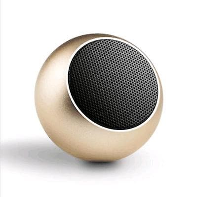 Trådlös bluetooth-högtalare mini stereo utomhus bärbar (Silvergrå)