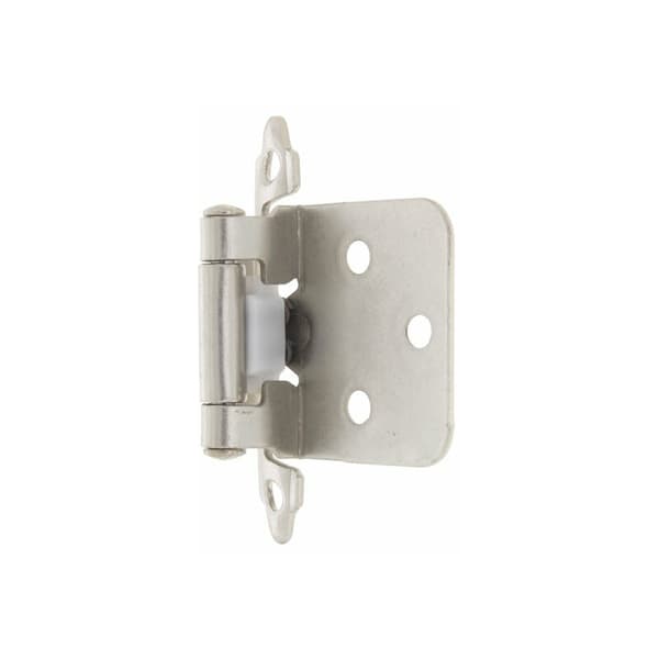 Kabinett gångjärn, satin nickel, 2-pack
