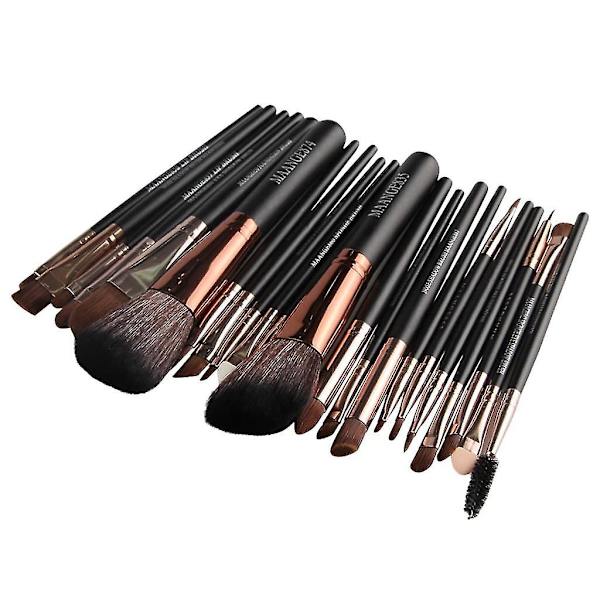 Sminkborstar Professionella Sminkborstar Set 22st Foundation Blending Blush