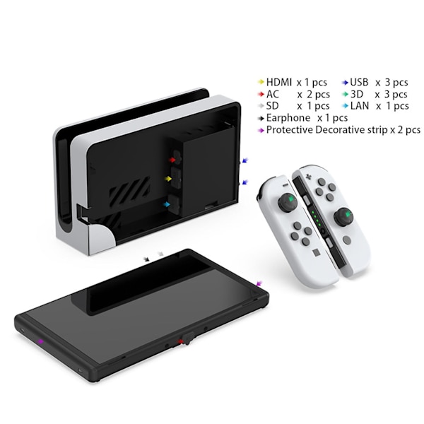 Dammskydd i silikon för Switch/Switch Oled