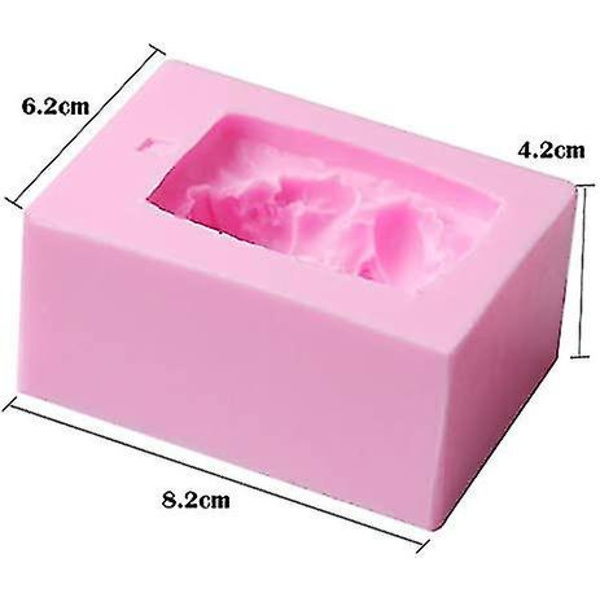 1 st Ny Ankomst Design 3d Baby Silikonform Baby Klädd Kanin Choklad