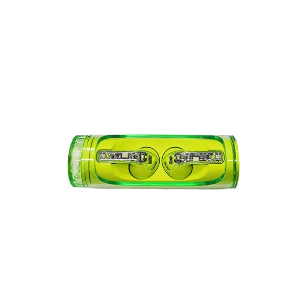 Trådlösa Bluetooth-hörlurar Transparent Spacecraft Hög Batteri Och Lång Uthållighet Bluetooth-hörlurar Automatisk Parning 20240735（Grön）