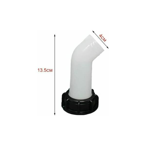 2 st vattenbehållare adapter, IBC avloppstank adapter för IBC vattentankar, 60 MM