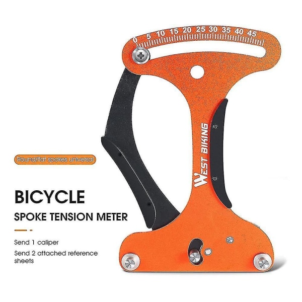 Eikerspenningsmåler, verktøy for sykkelhjul i aluminium, verktøy for justering av trådspenning Sykkeltilbehør