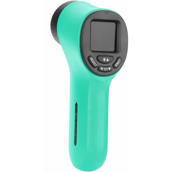 Handhållen beröringsfri digital infraröd termometer Pyrometer LCD Pyrometer Lasertermometer Utomhus Industriell termometer -50 550 C, Modell: Grön
