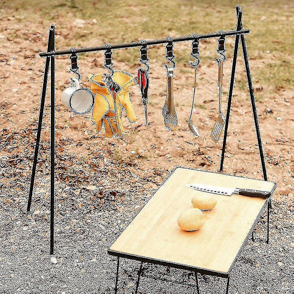 10 stk Utendørs Fiske Campingkrok Avtakbar Hengende S-formet Kjøkkenutstyr Etterbehandlingskrok