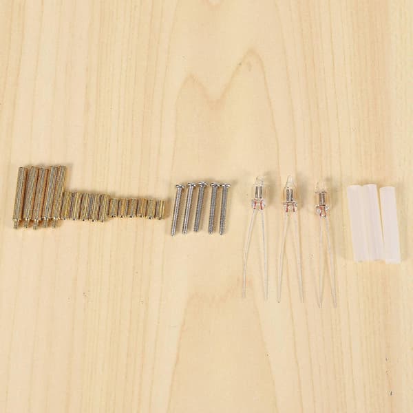 Diy In12 In-12 Nixie Tube Pcba Kit Digital Klocka Vacker Present（blå）