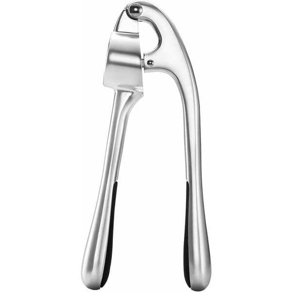 Premium vitlökspress, kraftig design, krom ingefärspress