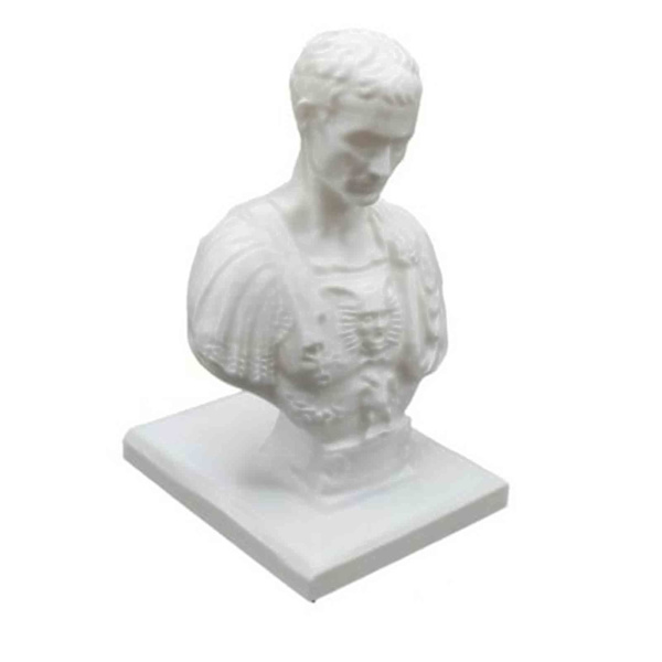 Julius Caesar pennholder for skrivebordsdekor, en sjarmerende samleobjekt for kunstentusiaster