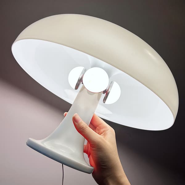 LED Svampe Bordlampe Egnet til Hotel Soveværelse Seng Side Stue Dekorativ Lampe white