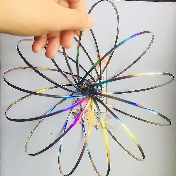 3D Flow Ring Legetøj Spring Infinity Arm Jonglere Drøm Dans Stress Relief Legetøj