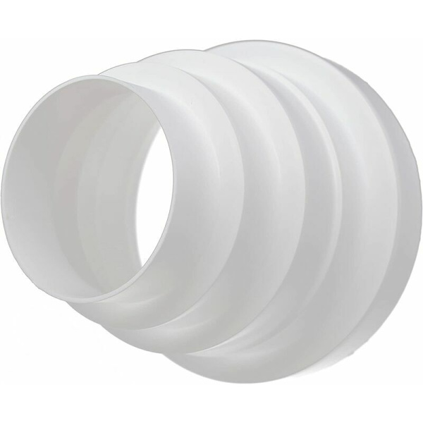 Rund universell reducer för 80-120 mm diameter ventilationssystem -Kanal