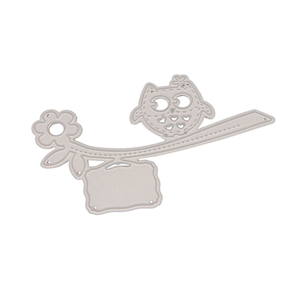 1 st stansform för prägling i stål, stansform för papper i metall (silver)