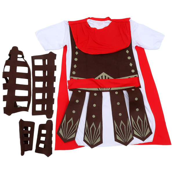 Drenge kostume Gladiator kostume sæt herre kostume Roman Cosplay kostume herre antikke romerske gladiator kostume herre romerske kostume (XL, som vist)
