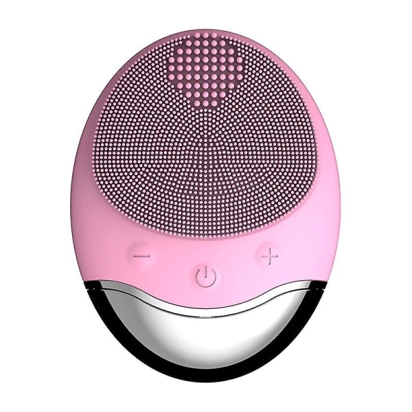 Elektrisk ansiktsrengöring sonic ansiktsrengöringsborste (rosa)