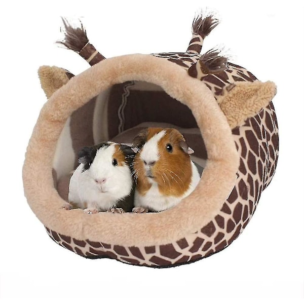 Hamster Marsvin Tillbehör Säng Tillbehör Hus Igelkottar, Giraff（ST1）