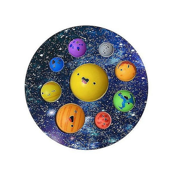 Planets Simpl Dimmer Bubbles Roliga Fidgetleksaker för barn Antistressleksak Julgåva