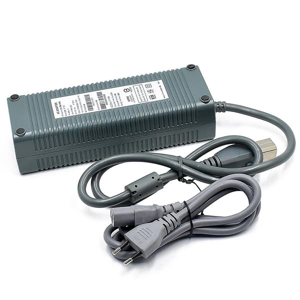 AC-adapterkabel för Xbox 360 Fat-konsol Laddningsadapter (US)