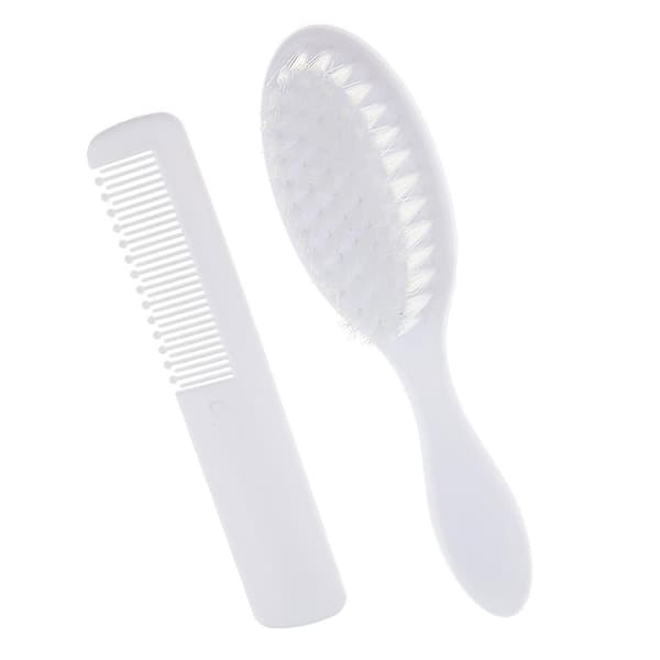 2-pack mjukt babyhårborste set spädbarnskam grooming duschdesign kit