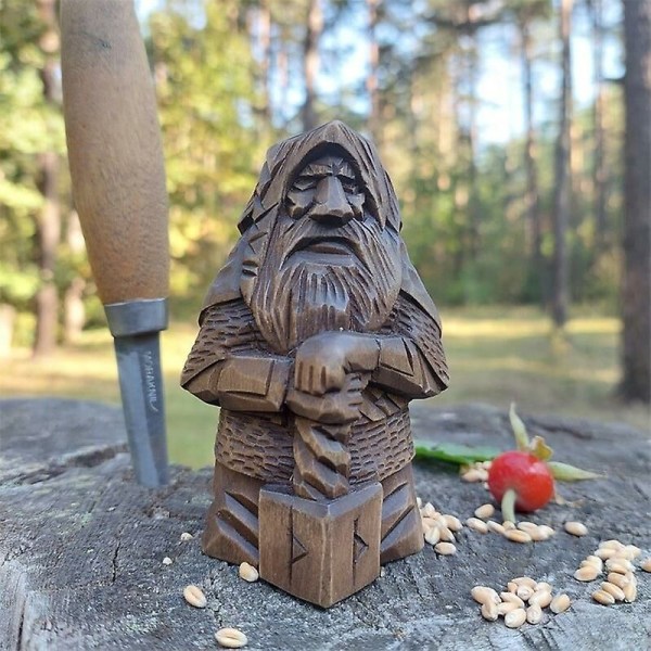Odin Thortyr Nordisk Hednisk Staty Retro Harts Kunsthåndværk Tilpasset Skrivebordsornament Personlig TilB