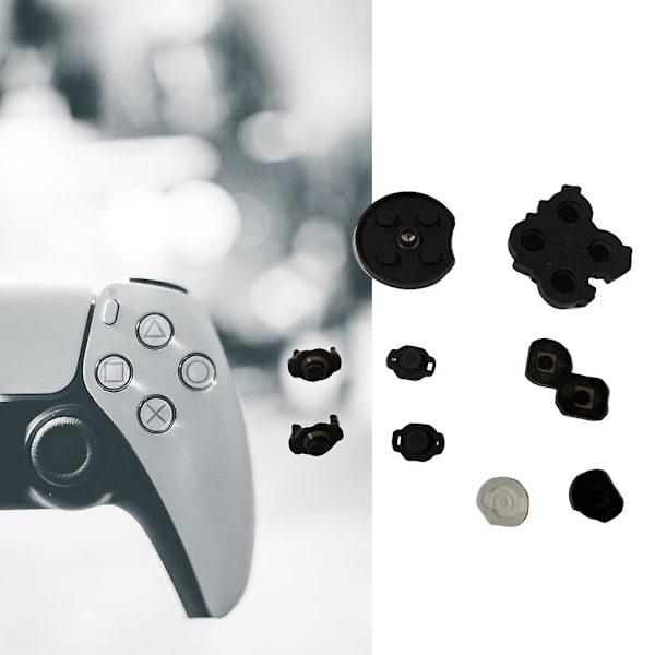 1 set styrenhet ledande gummiplatta reparationsdelar för Switch Pro-ersättning