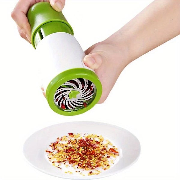 1pc Manuell Kvarn Kryddkvarn Persilja Strimlare Hackare Grönsaksskärare Koriander Kvarn Chili Köksverktyg, Kvarnar, Mal Kryddor Lätt