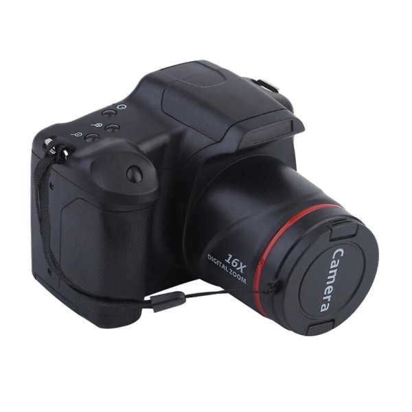 Profesjonelt fotografikamera telefoto digitalkamera HD-kamera (11,3X11,2cm, svart)