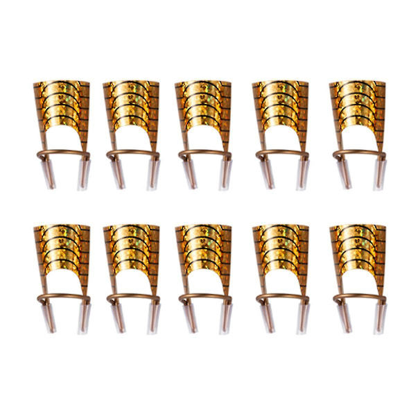 10 st återanvändbara nagelkonstförlängningsformar guide protector nagelkonstkit och tillbehör