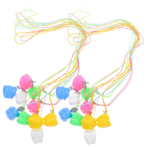 20-delad baby dental souvenirlåda baby barntandlåda (blandad typ) (2,8X2,8X2,6 cm, färg)