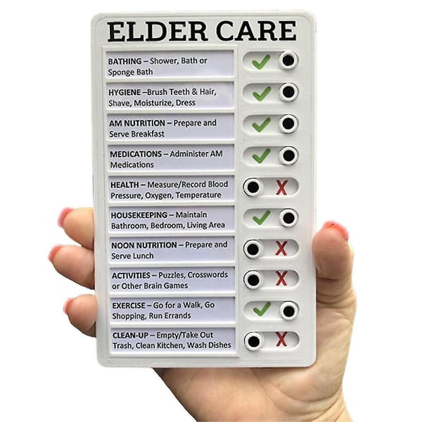 Återanvändbar Memo Plast Board Rv Checklista Mina sysslor Elder Care Message Checklist（Äldrevård）