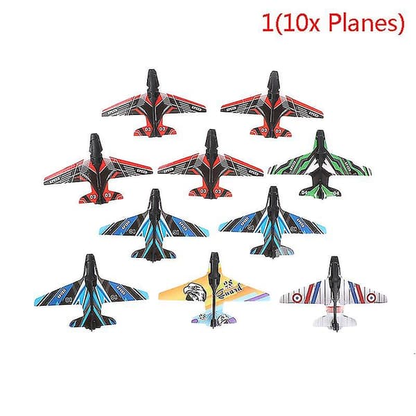 Flymaskin Launcher Boble Katapult Flyleke Ejektor Skumfly Spill (bare 10 stk fly)