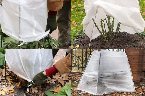 4 st plantvinteröverdrag, plantvinteröverdrag, vintersegel, trädvinteröverdrag