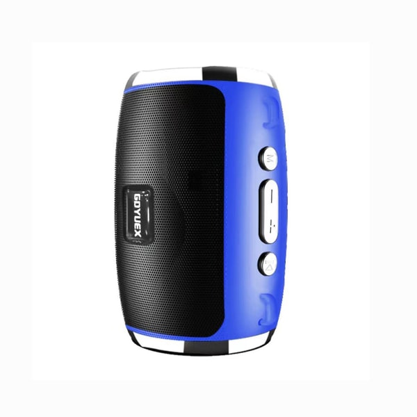 Ny intelligent röst Bluetooth ljud Bärbar subwoofer Trådlös Bluetooth högtalare-S Internet Hifi Stereo Stöder-kort och U-diskuppspelning (Blå)