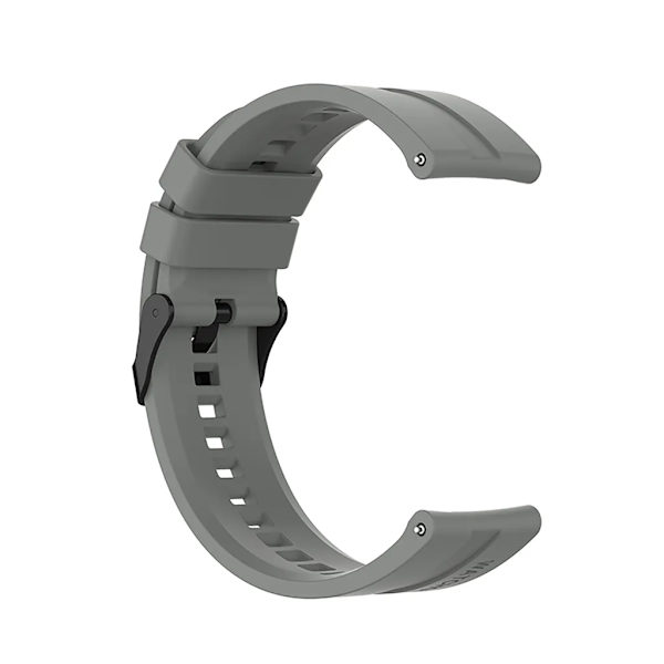 22mm silikonarmband ersättning för HUAWEI Watch GT3 GT2 Pro GT Runner tillbehör (grå) grå