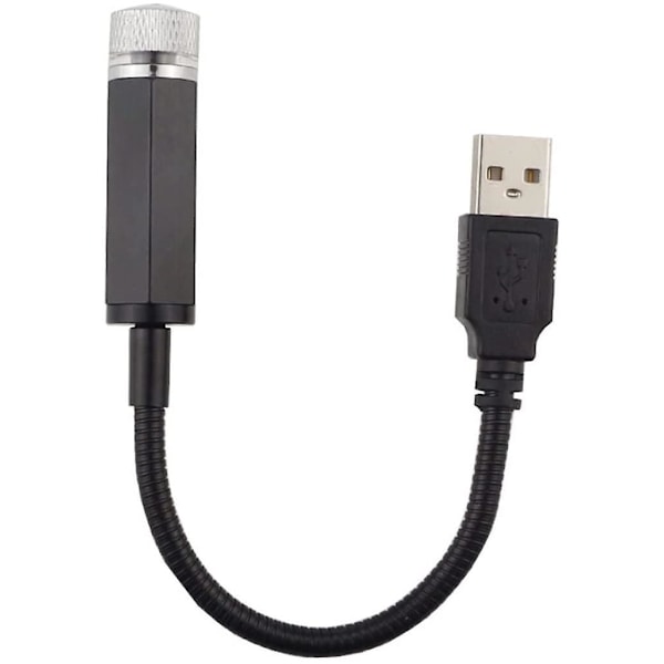 Yövalo Projektori Tähtilamppu Tähtiyö Led Usb-virtalähde Romanttinen Violetti Sininen