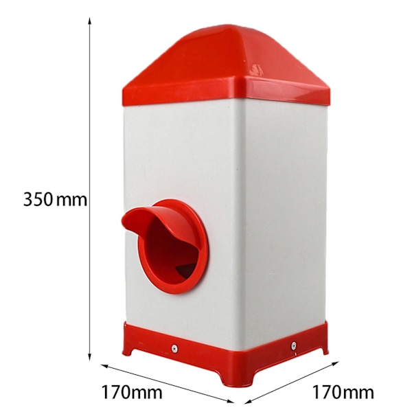 Automatisk kycklingmatare Multipurpose Dispenser Hink För Gård Budgie Gäss