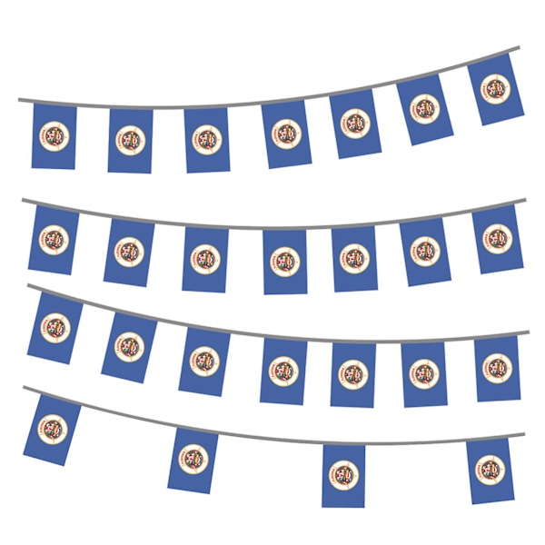 Ny 10/25PCS Minnesota State Flag Hand-waving Flag för inomhus- och utomhusdekor